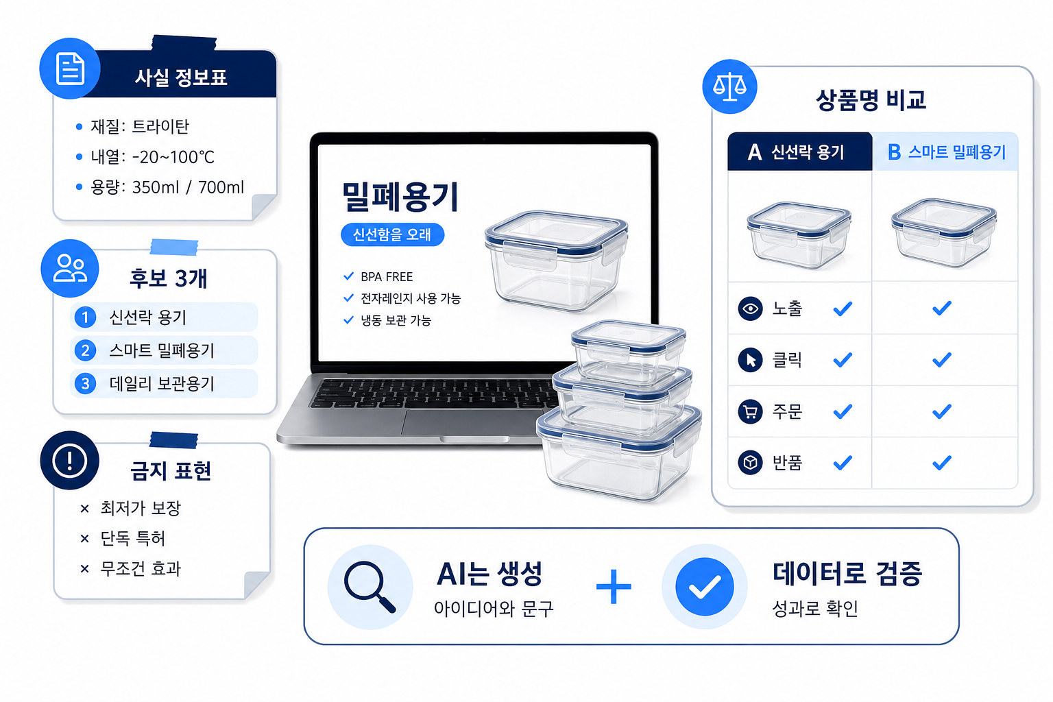 AI 키워드 생성과 검증 작업대